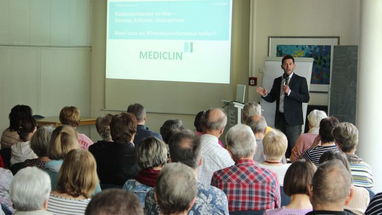 Großes Interesse an Rückenschmerz-Vortrag in Bad Düben